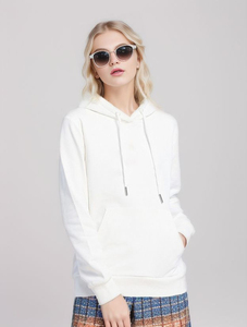 Sweat à capuche unisexe 34% coton 6% élasthanne 60% polyester Logo personnalisé - Product Image 2