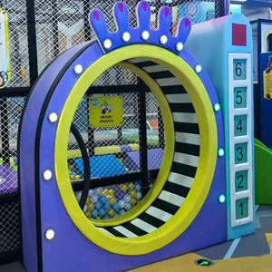 Accessoires de terrain de jeu intérieur pour enfants éclairage de plateau tournant garde-main électrique rouleau rotatif baril de culbutage pour la récréation - Product Image 2