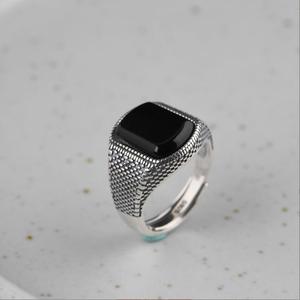 Nuovo Design Anello da Uomo in Argento 925 con Tugra Ottomana Turca, Vendita all'Ingrosso - Product Image 2