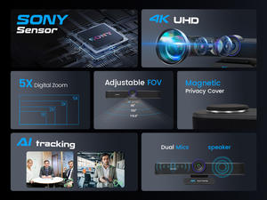 <span class=keywords><strong>Webcam</strong></span> de conférence Offre Spéciale 4K VA300C 8.29MP 5X 4 Mics Fonction AI <span class=keywords><strong>Webcam</strong></span> PTZ 3 en 1 - Product Image 3