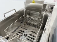 Friteuse à poulet 14L, cylindre unique, élévateur, friteuse électrique professionnelle, friteuse commerciale