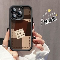 Bonne chance café impression échelle lentille Style antichoc TPU housse de téléphone portable pour Oppo Reno 4 6 7 8 9 10 12 13 A3 A93 A1 F11