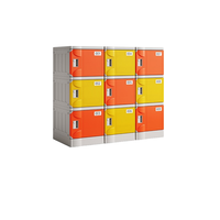 Armoire de rangement pour cartable en plastique coloré pour maternelle Casier de rangement en classe ABS durable
