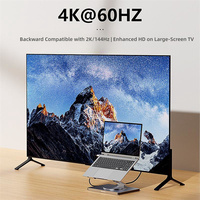 Support d'ordinateur portable en aluminium pour la maison, le bureau, les étudiants et les DJ, avec hub 10 ports