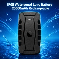 Pelacak GPS Mobil Anti Maling Nirkabel 4G Magnetik Real Time Tahan Air IP65 untuk Truk Kargo dengan Baterai Siaga 20000mAh dan Peringatan Kecepatan Berlebih