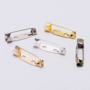 Pin de Joyería de Hierro con Orificio, Chapado en Plata, Oro, Bronce Antiguo, Rodio, KC y Gunmetal, Hebilla de Seguridad para Joyería Creativa DIY - Product Image 4