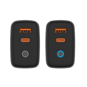 Chargeur USB Type C LED <span class=keywords><strong>Singstar</strong></span> 25W à charge rapide PD pour 17 Pro Max - Compatible écologique avec les écouteurs - Product Image 1