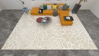 Hecho en China Venta caliente alfombras Wilton diseño moderno personalizado alfombras y alfombras sala de estar de gran tamaño