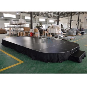 Scène portable RK-Portable Stage RAK-SQ4I en alliage d'aluminium et contreplaqué, légère et facile à assembler, pour concerts et événements. - Product Image 4