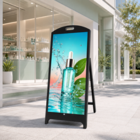 Máquina de Publicidad Exterior con Control en la Nube, Pantalla LED Independiente, Resistente a la Intemperie IP65, Señalización Digital para Comercios, Tablero de Menús