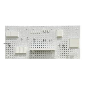 DIY MDF Pegboard Modular Organization Storage <b>Wall</b> Hooks <b>Shelf</b> - Product Image 2