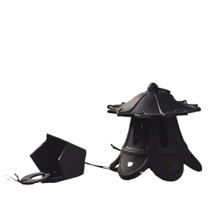 Fábrica Yiduoy vende al por mayor pagodas vintage de hierro fundido al estilo japonés del sur, campanas de viento, artesanías metálicas colgantes para jardín. - Product Image 2