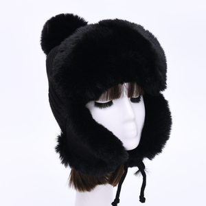 Gorro de Lana Tejida de Alta Calidad, Suave y Lujoso, para Mujer, al por Mayor, Estilo Scully, para Exteriores, Cálido, de Invierno, Unisex, con Orejeras de Piel Sintética Personalizadas - Product Image 4