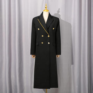 Blazer Transpirable de Doble Botonadura para Mujer, de Alta Calidad, Largo Regular, 100% Poliéster, al por Mayor - Product Image 3