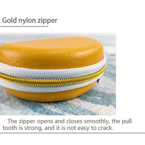 Estuche Rígido Personalizado para Auriculares de EVA, Material de Cuero PU con Cierre Metálico Pequeño, Impermeable, Resistente a Golpes, para Viajes - Product Image 4