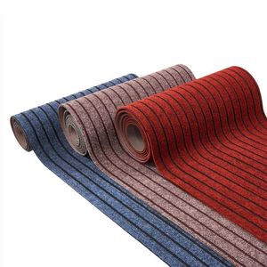 Tapis de <span class=keywords><strong>porte</strong></span> carré à rayures en élastomère thermoplastique absorbant et antidérapant, <span class=keywords><strong>d</strong></span>écoupable, pour l'<span class=keywords><strong>entrée</strong></span> de la maison, tapis de sol complet - Product Image 5