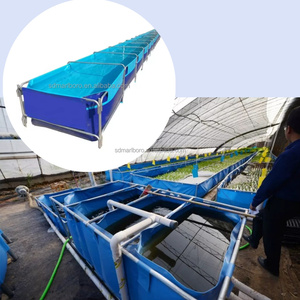 <span class=keywords><strong>SDM</strong></span> sopra il terreno della tela stagno di pesci piscina con staffa pieghevole acquacoltura piscina PVC piscina - Product Image 4