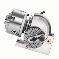 Tête d'indexage pour fraiseuse, petite tête d'indexage verticale et horizontale double usage, table rotative universelle CNC
