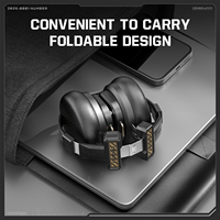 ONIKUMA GT803 Casque sans fil à double mode Casque léger et pliable avec réduction du bruit