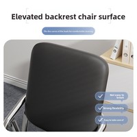 Chaise pliante de dortoir pour usage domestique avec dossier et accoudoirs, confortable pour une longue assise, durable, chaise de bureau informatique, tabouret de formation