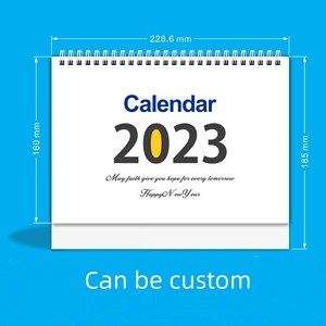 Lịch Tùy Chỉnh Quà Giáng Sinh Khuyến Mại Lịch In Để Bàn 2023 Cuộn Dây 365 Ngày - Product Image 4