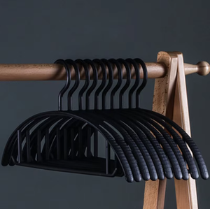 Space Saving Durable European Luxury <strong>Plastic</strong> Semicircle <strong>Hangers</strong> Household Non-slip Multifunctional - Product Image 1