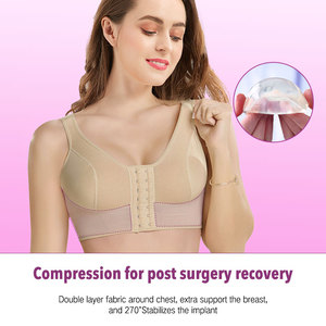 45% Spandex <strong>Compression</strong> Garment Breast Faja Women Tops <strong>Post</strong> Op <strong>Surgery</strong> Shapewear <strong>Bra</strong> - Product Image 3