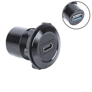 <strong>USB</strong> <strong>C</strong> Panel Mount <strong>Connector</strong> Coupler Adapter IP65 Waterproof <strong>USB</strong> <strong>Type</strong> <strong>C</strong> <strong>Connector</strong> Female - Product Image 5