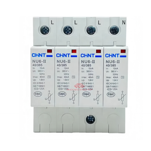 100% asli baru CHINT NU6-2 40/385 NU6-II 40/385 arus residu pemutus sirkuit 40A 2P 30mA 385V AC - Product Image 1