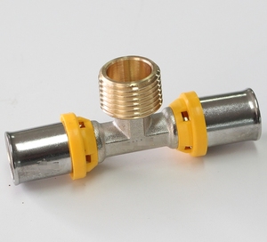 Raccords à compression universels en laiton TH&U pour tuyaux multicouches, coupleur de compression en cuivre, filetage NPT/BSP, plomberie <span class=keywords><strong>sanitaire</strong></span>, gaz - Product Image 6