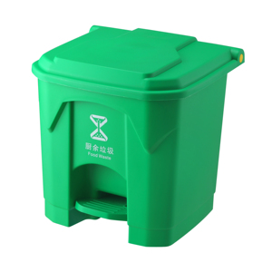 ถังขยะพลาสติกขนาดเล็ก50L 30L ใช้เหยียบเท้าพร้อมฝาปิดถังขยะสำหรับห้องน้ำ - Product Image 3