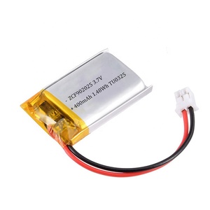 Kc Gecertificeerd <span class=keywords><strong>Lithium</strong></span> Polymeer Batterij 902025 3.7V 400Mah <span class=keywords><strong>Li</strong></span>-<span class=keywords><strong>Ion</strong></span> Zachte Batterij Pack Voor Medische Apparaat/Gps/pos - Product Image 1