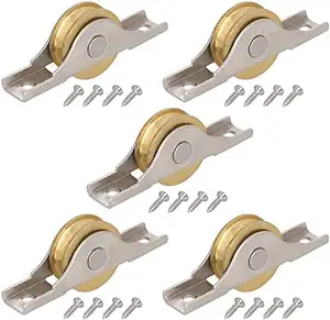 Stainless Steel Shell Copper Electroplating Single Wheels Sliding Wheel Door Window sliding roller