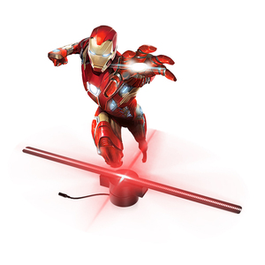 Coeus 42cm 224led hai lưỡi 3D Holographic mắt thường stereo 3D <span class=keywords><strong>Hologram</strong></span> <span class=keywords><strong>Fan</strong></span> Top bán cho ngoài trời trong nhà OEM giáo dục - Product Image 4