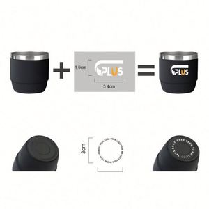Mini-gobelet isotherme sous vide en acier inoxydable 4oz 6oz 8oz, verre à shot, tasse à café expresso, petite tasse à café avec couvercles Magslider - Product Image 5
