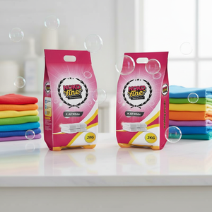 ผงซักฟอกคุณภาพสูง 2 กก. อ่อนโยนต่อผ้าและสีสัน ราคาโรงงาน ขายดีที่สุด ขายส่งจำนวนมาก - Product Image 1