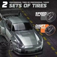Voiture RC télécommandée haute vitesse 1/24ème, modèle sport, mini voiture de course RC, jouet pour enfants, 20 km/h, course et drift