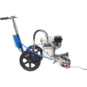 Machine manuelle de marquage routier à froid de qualité supérieure, très demandée, équipement standard de marquage routier à pousser à la main, moteur inclus - Product Image 1
