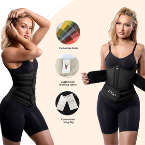 Corsetto <span class=keywords><strong>Modellante</strong></span> in Lattice 100% per Vita e Addome, Stile Colombiano, per Allenamento e Fitness - Product Image 2