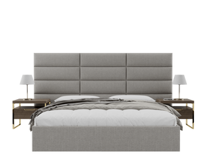 <span class=keywords><strong>Tête</strong></span> <span class=keywords><strong>de</strong></span> <span class=keywords><strong>lit</strong></span> moderne rembourré en tissu noir, couvre-chef <span class=keywords><strong>de</strong></span> reine, noir, <span class=keywords><strong>décoration</strong></span> <span class=keywords><strong>de</strong></span> la maison - Product Image 4