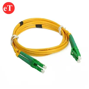 FTTH-cable de parche de fibra óptica de modo único, SM G652D G657A1 G657A2 G657B3 G655, dúplex, 3,0mm LC a LC APC