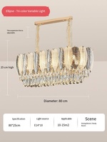 Lustre en cristal de luxe avec plumes, lampe suspendue en fer, hauteur réglable pour la maison, l'hôtel, la salle de banquet