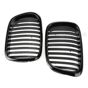 Rejillas de carreras negras M5 E39, 2 piezas, rejilla delantera para parachoques de coche, para BMW E39 Serie 5 525i 528i 530i 535i 540i M5 1997-2003 - Product Image 4