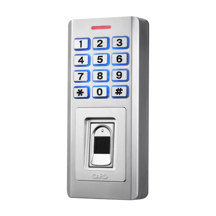 125khz EM card multi-function fingerprint password access control with DC 12-24v