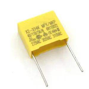 330nF Capacitor X2 Capacitor 275VAC Pitch 15mm X2 Polypropylene Film Capacitor 0.33uF
