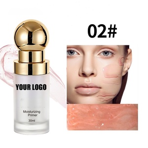 Base de maquillage liquide végétalienne à l'aloe vera 30 ml, marque privée, crème hydratante transparente verte douce, <span class=keywords><strong>primer</strong></span> matifiant pour le visage - Product Image 2