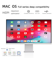 32Inch 6K HDR600 LED IPS KVM Monitor Business Built-in Speaker 65Hz High Quality OEM/ODM Customization