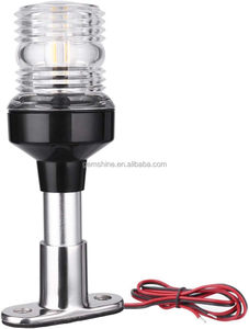 Luces LED para Barcos, Blancas, 360 Grados °   Luz de popa plegable de montaje fijo con enchufe, luces blancas de 3NM - Product Image 3