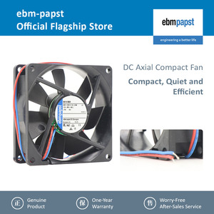 Ventilateur axial de refroidissement à haut débit d'air ebm-papst 8414NGH 24V DC 80mm pour équipement industriel - Product Image 2