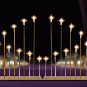 Artículos para Bodas, Lámpara de Pie de 10 Cabezas, Columna para Pasillo de Boda, Decoración con Luces LED para Escenario de Boda - Product Image 5